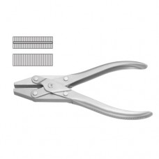 Flat Nose Plier Parallel Grip Stainless Steel, 18.5 cm - 7 1/4"